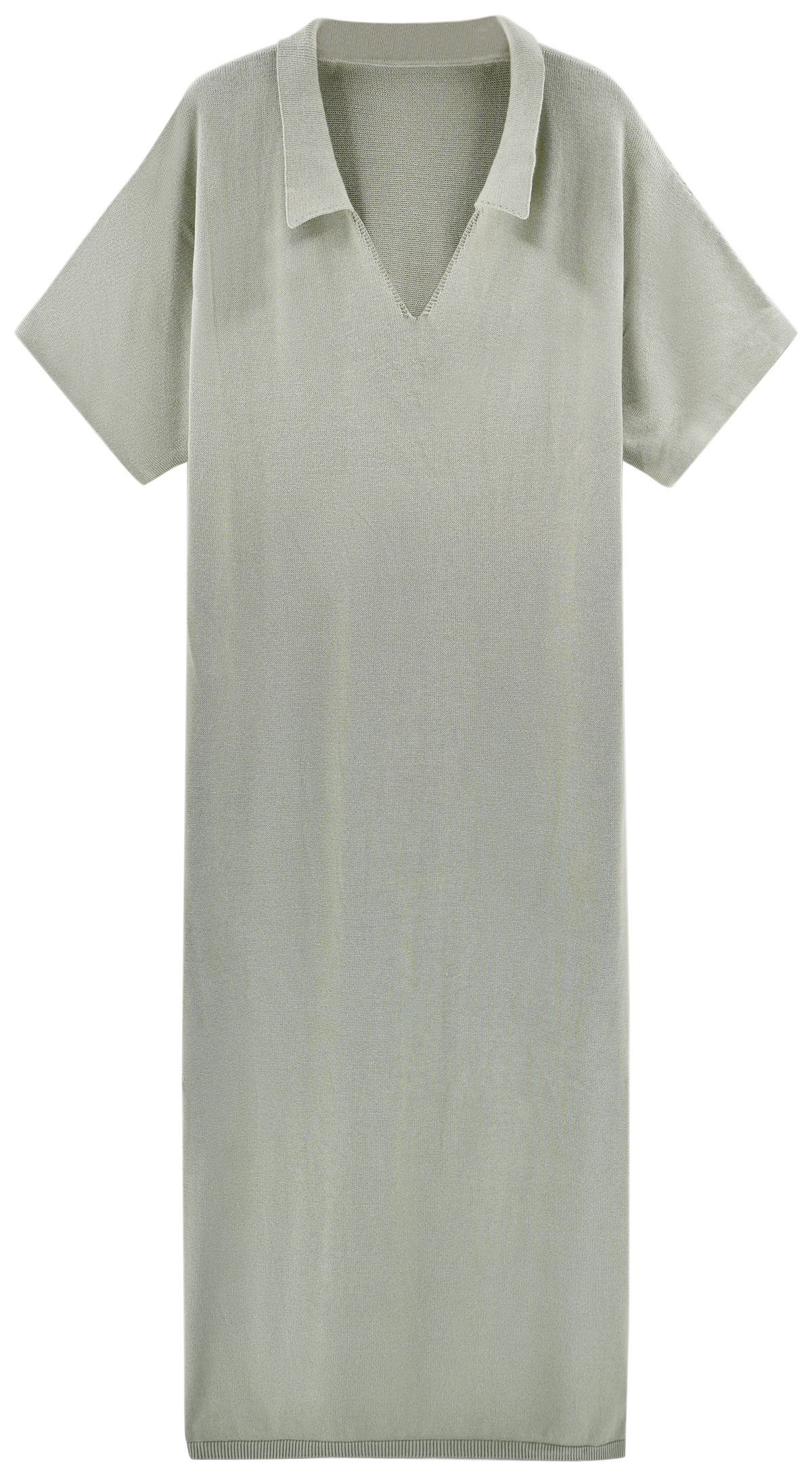 Knit Caftan in Powder