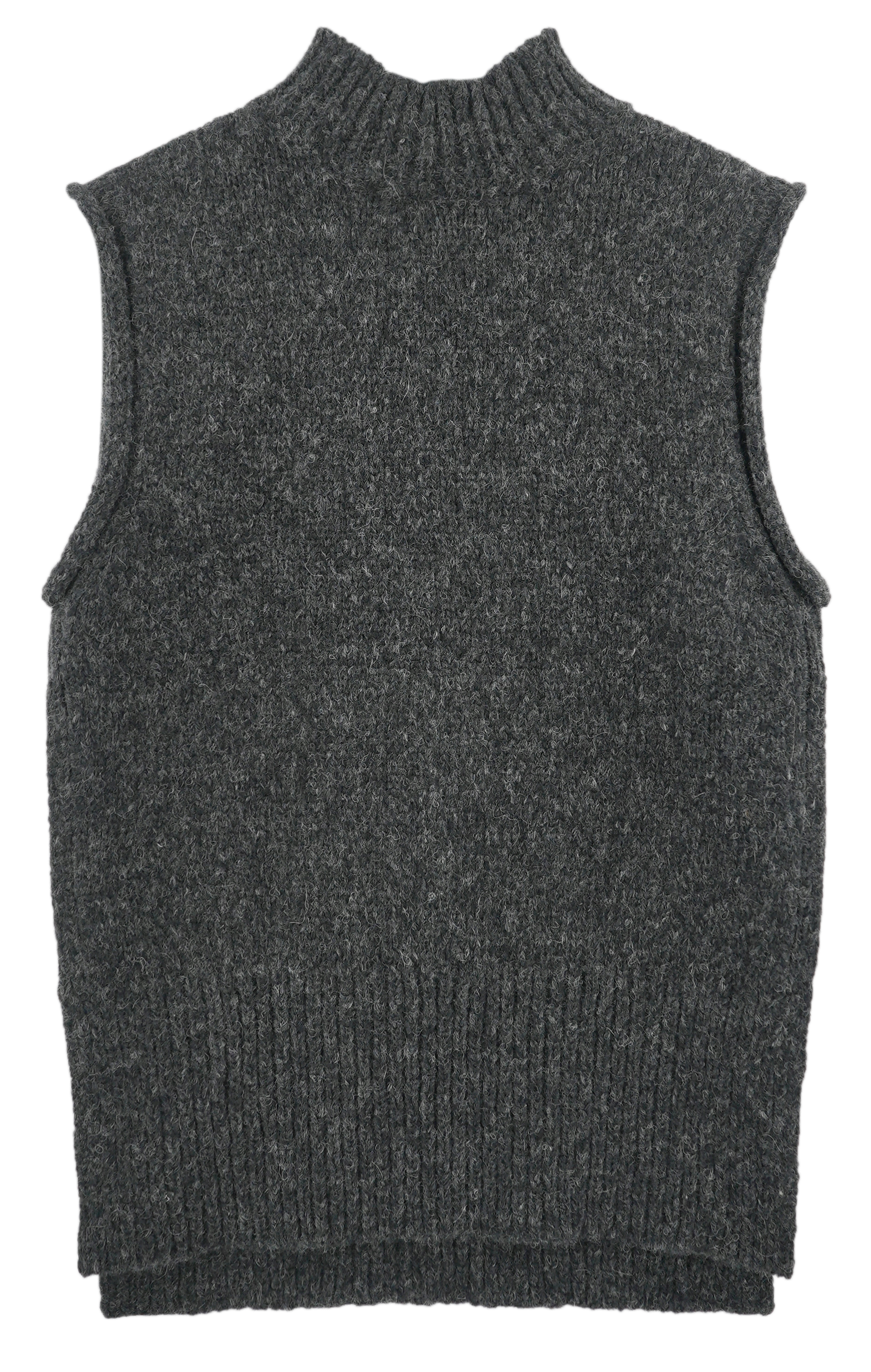 Sweater Vest in Charcoal