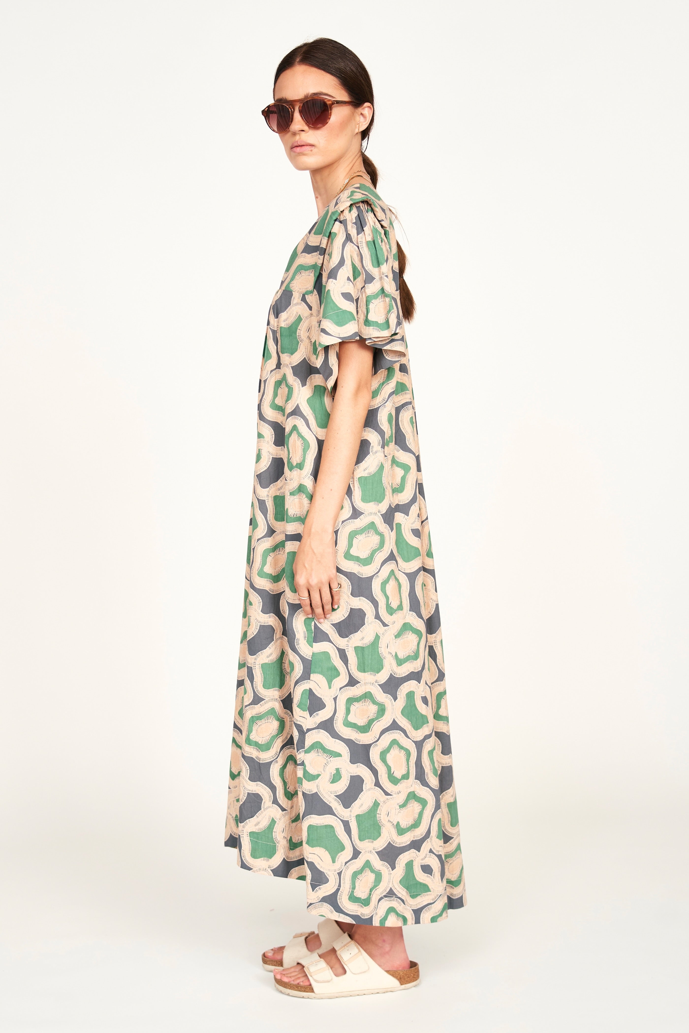 Caftan in Marine Puddles