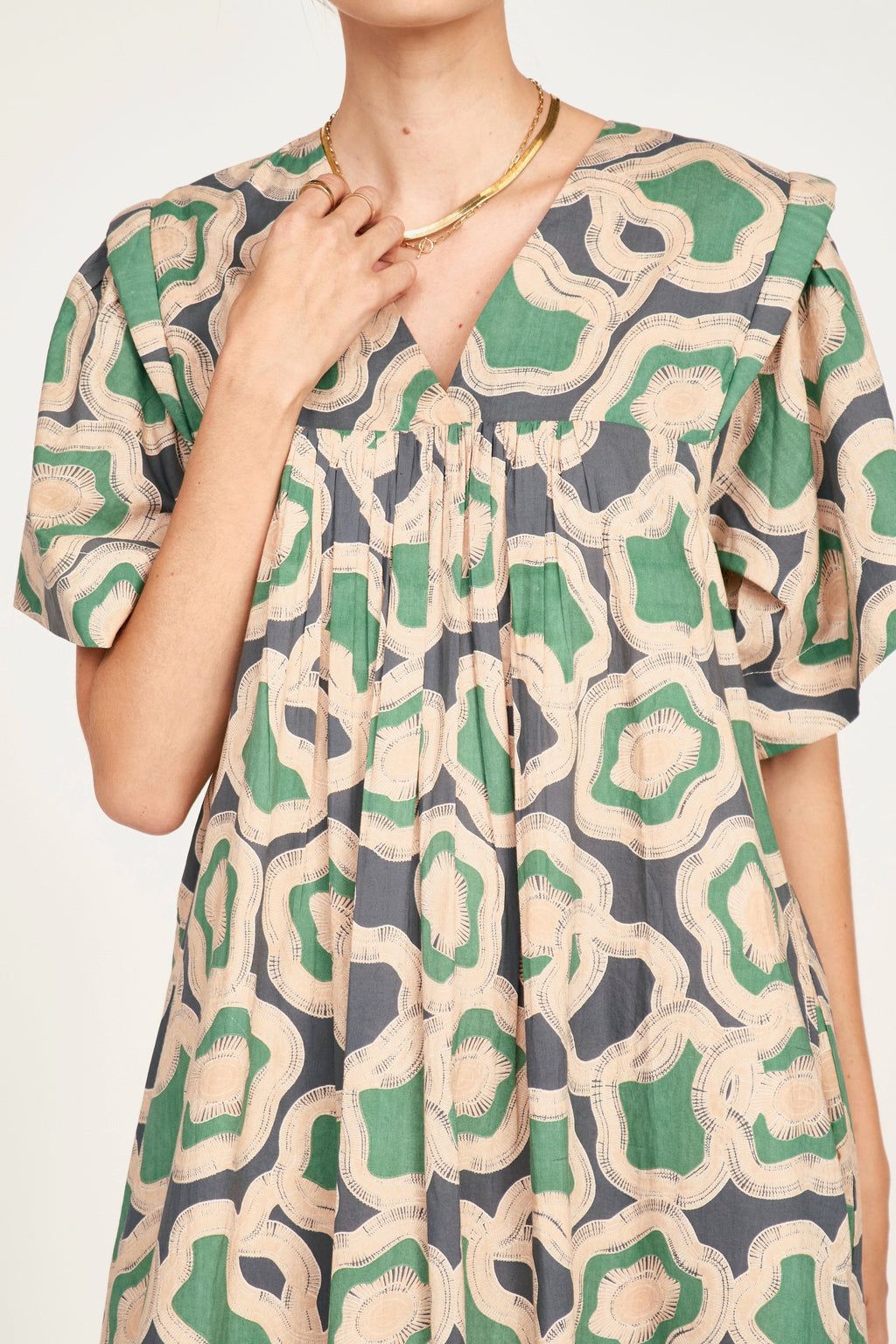 Caftan in Marine Puddles