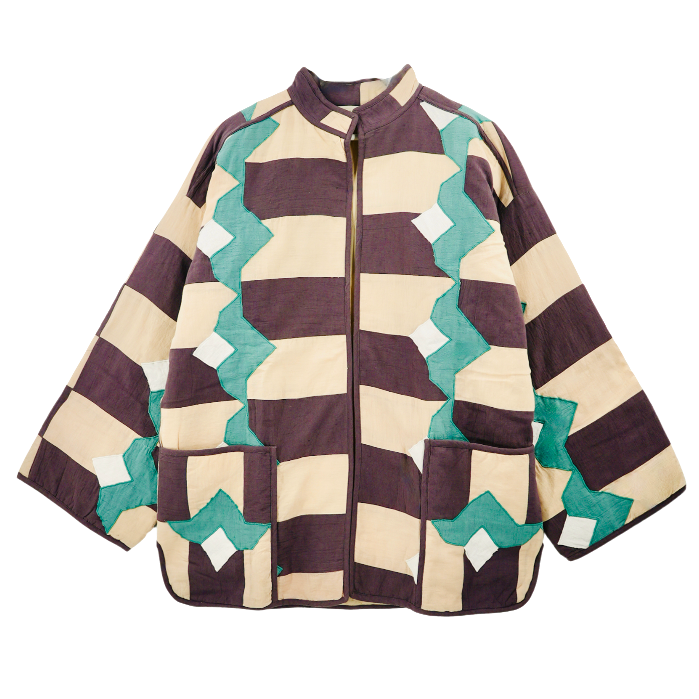 Jacket in Plum Origami