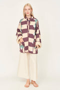 Jacket in Plum Origami
