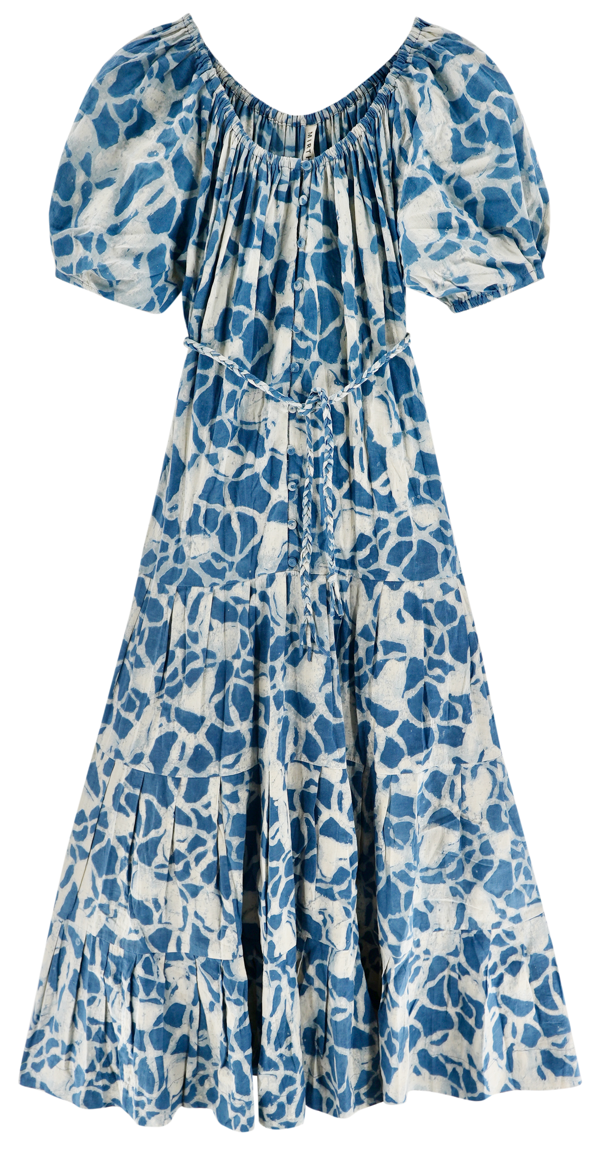 Dress in Indigo Crackle