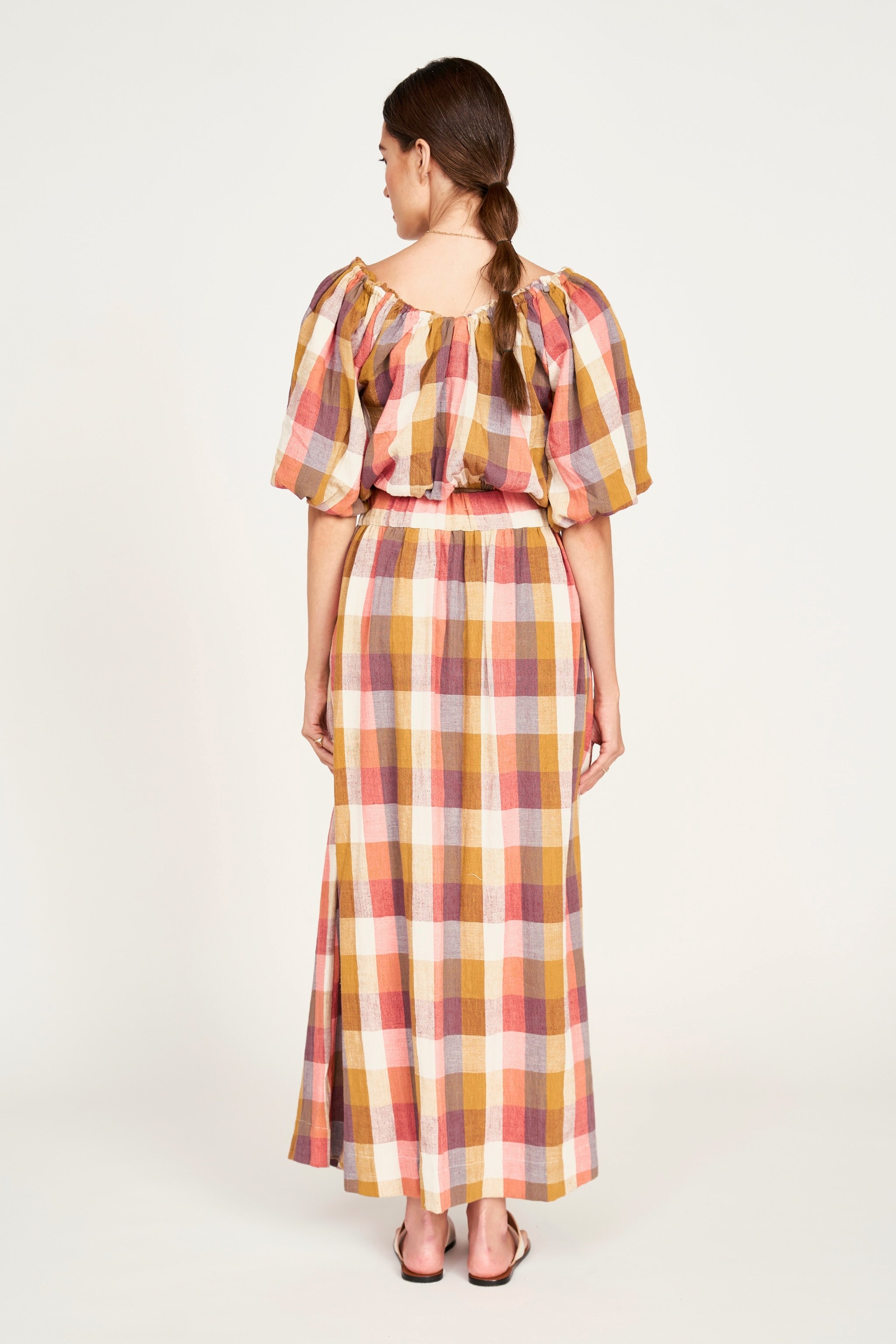 Skirt in Sunset Plaid