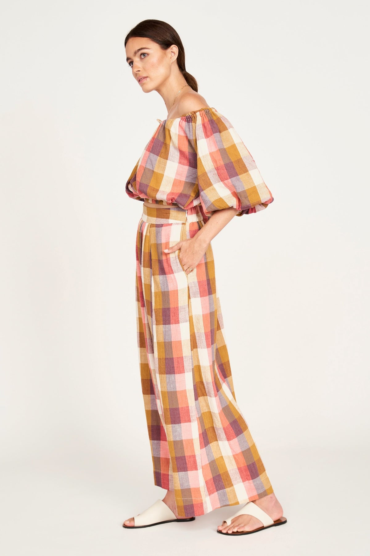 Skirt in Sunset Plaid