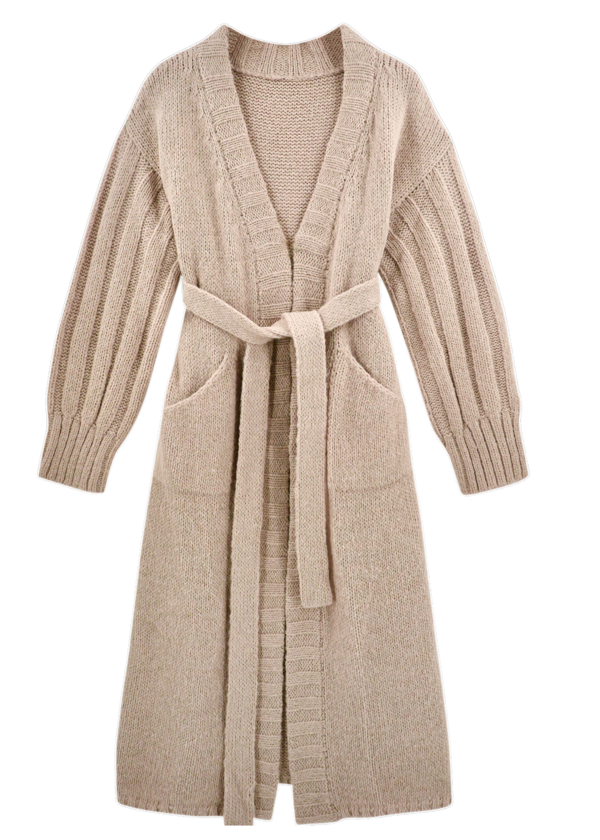 Blanket Cardigan in Camel