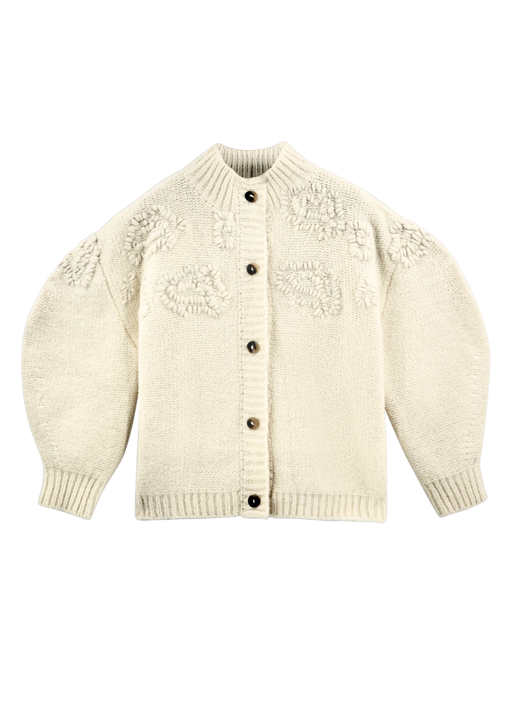 Waterlily Cardigan in Ivory