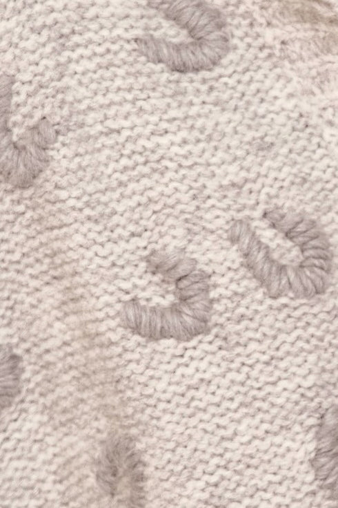 Long Croissant Cardigan in Dove Grey
