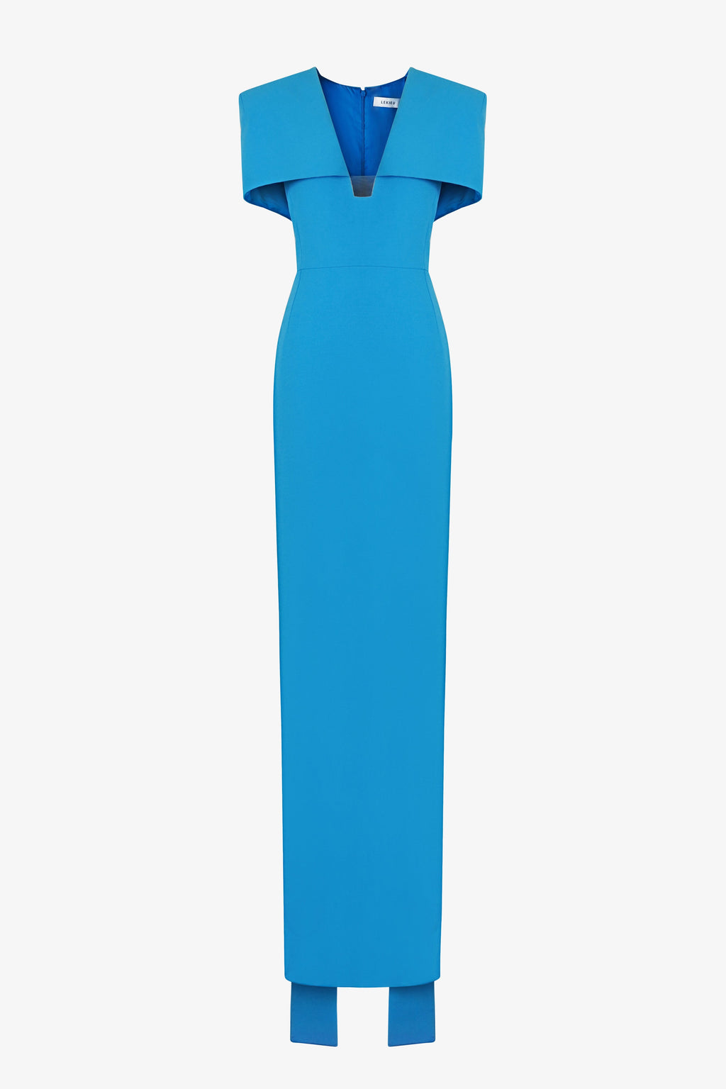 V-shaped low-cut Shoulder cloak Evening-wear gown