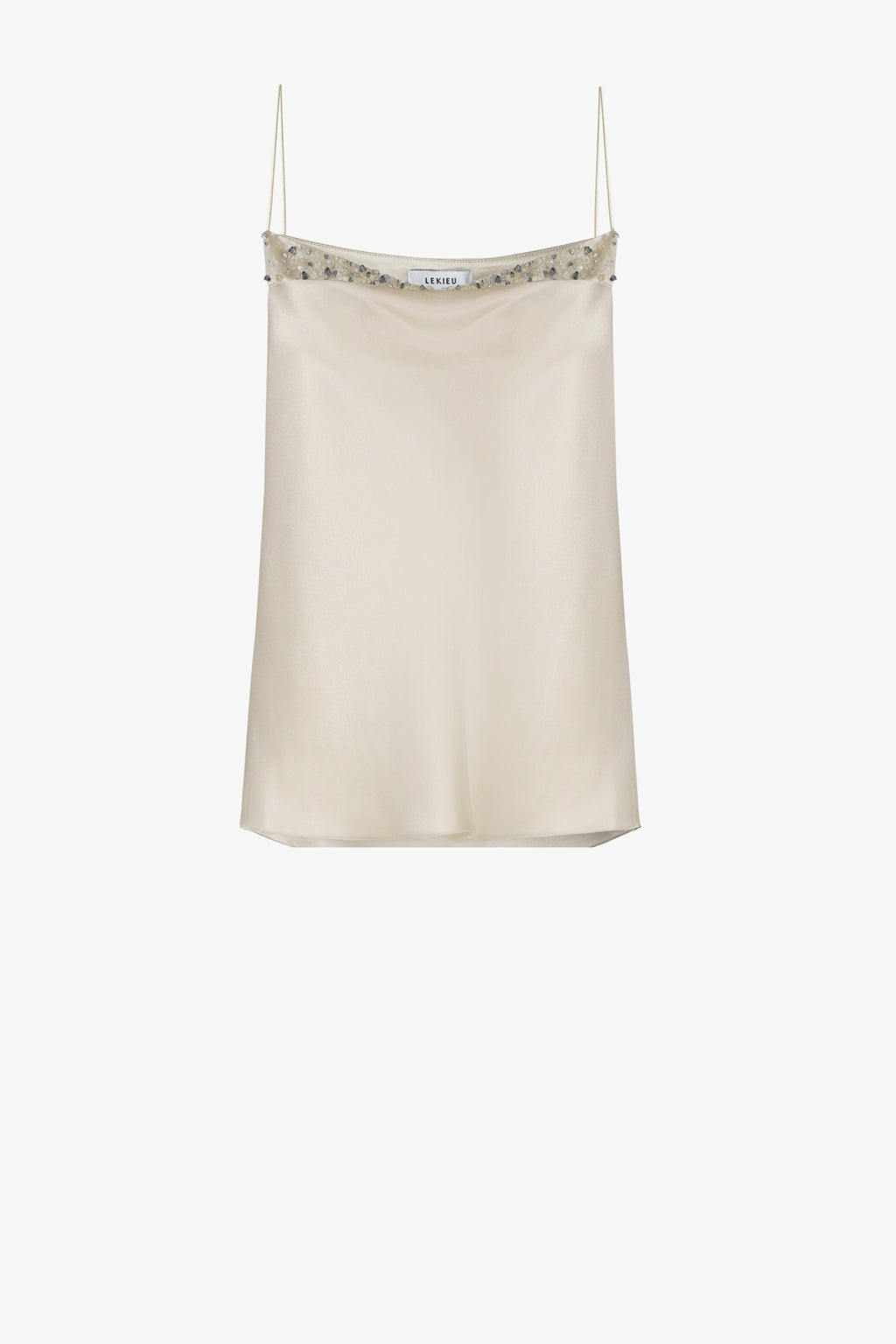 Cream colored camisole vest