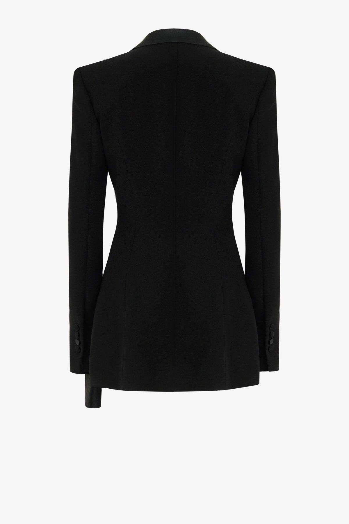 Single breasted body hugging suit jacket