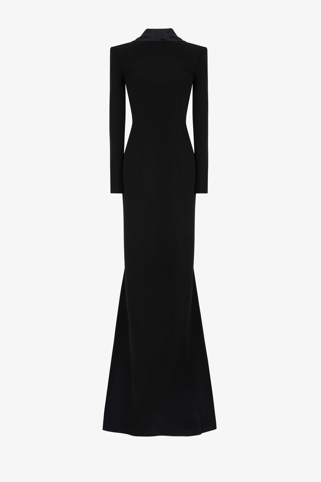 Deep V-back dress