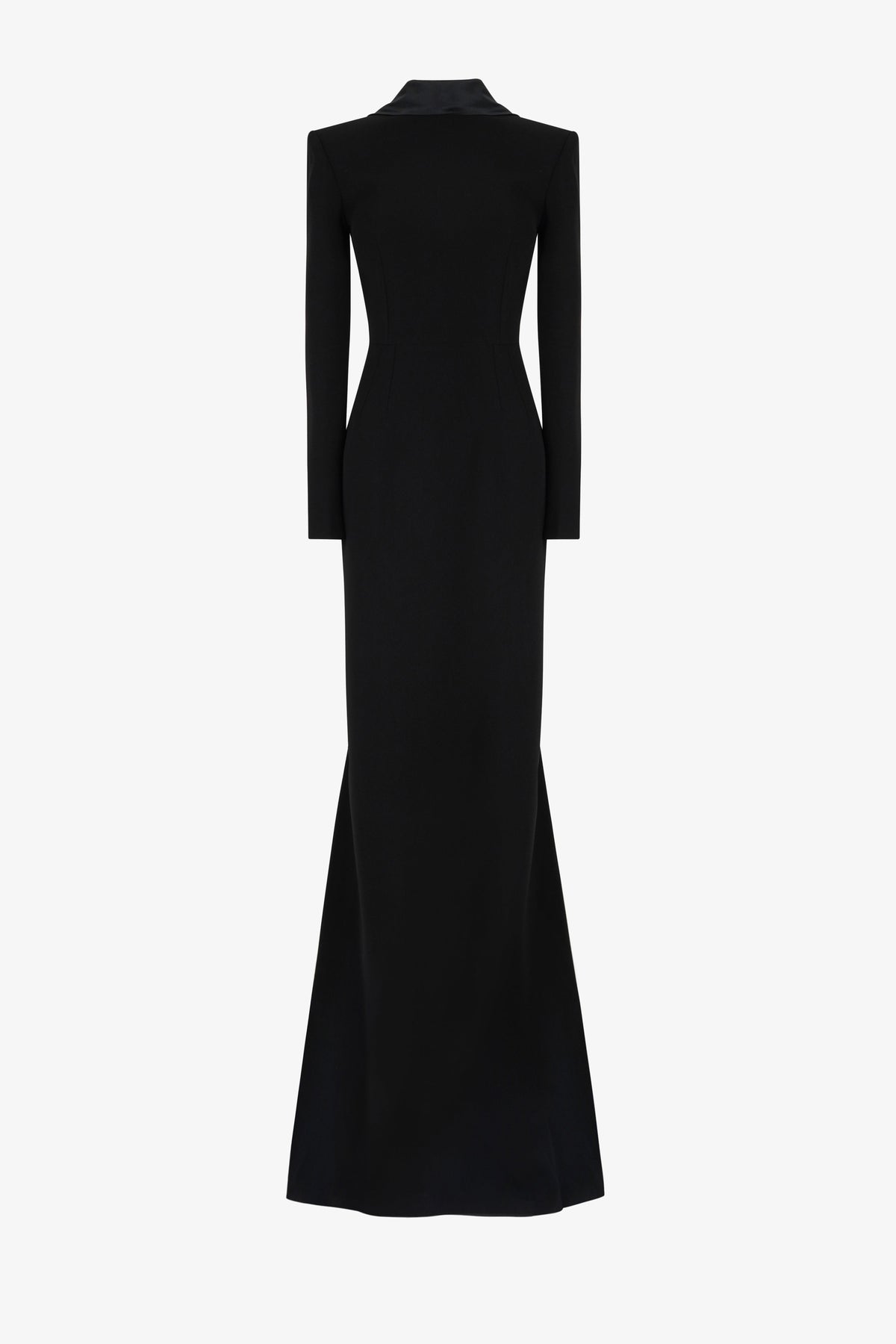 Deep V-back dress