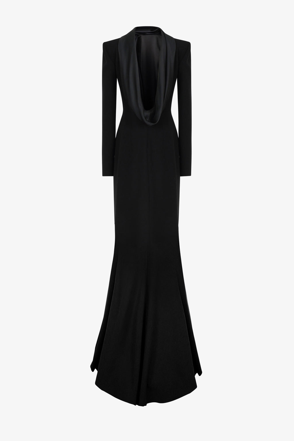 Deep V-back dress