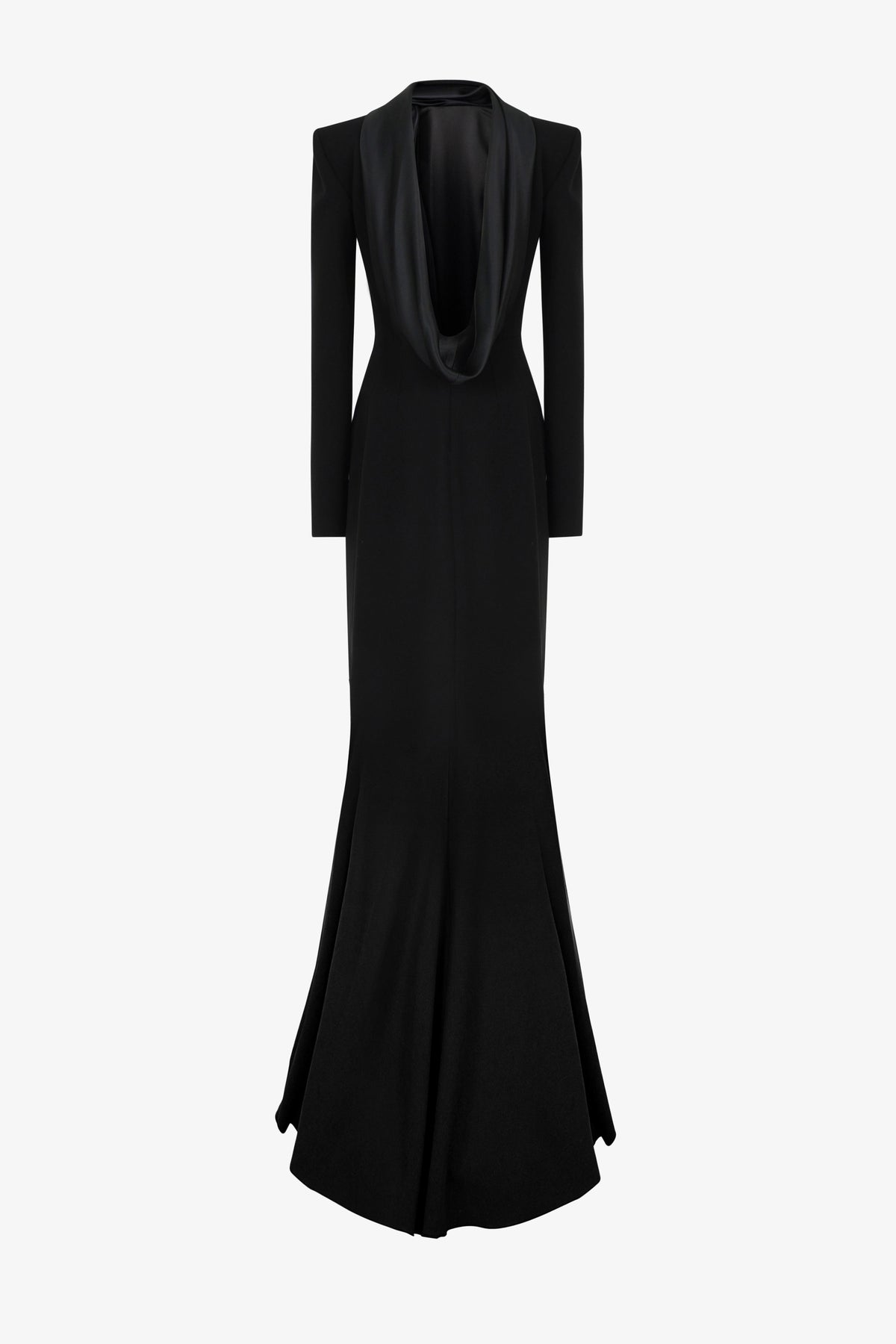 Deep V-back dress