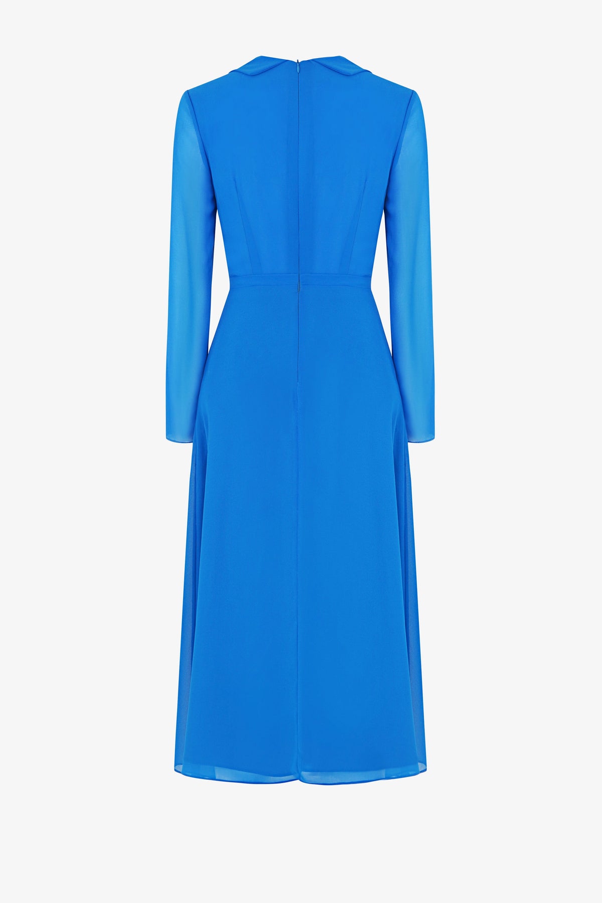 Round neck scarf dress