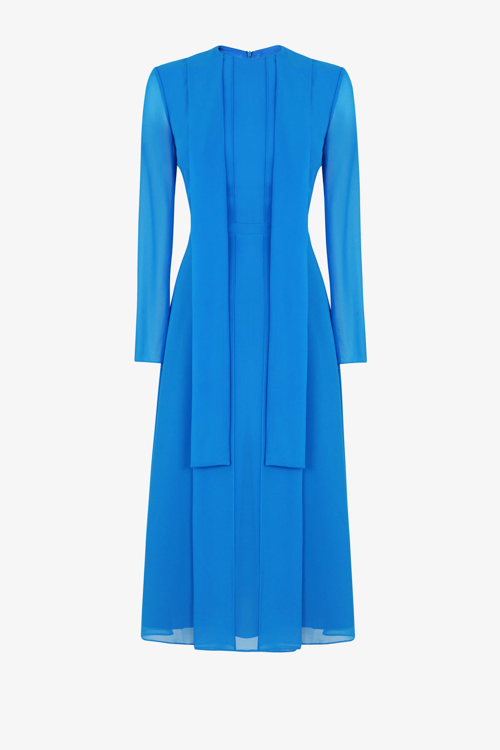 Round neck scarf dress