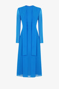 Round neck scarf dress