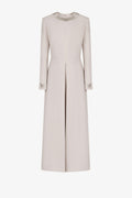Round neck metal decorative dress