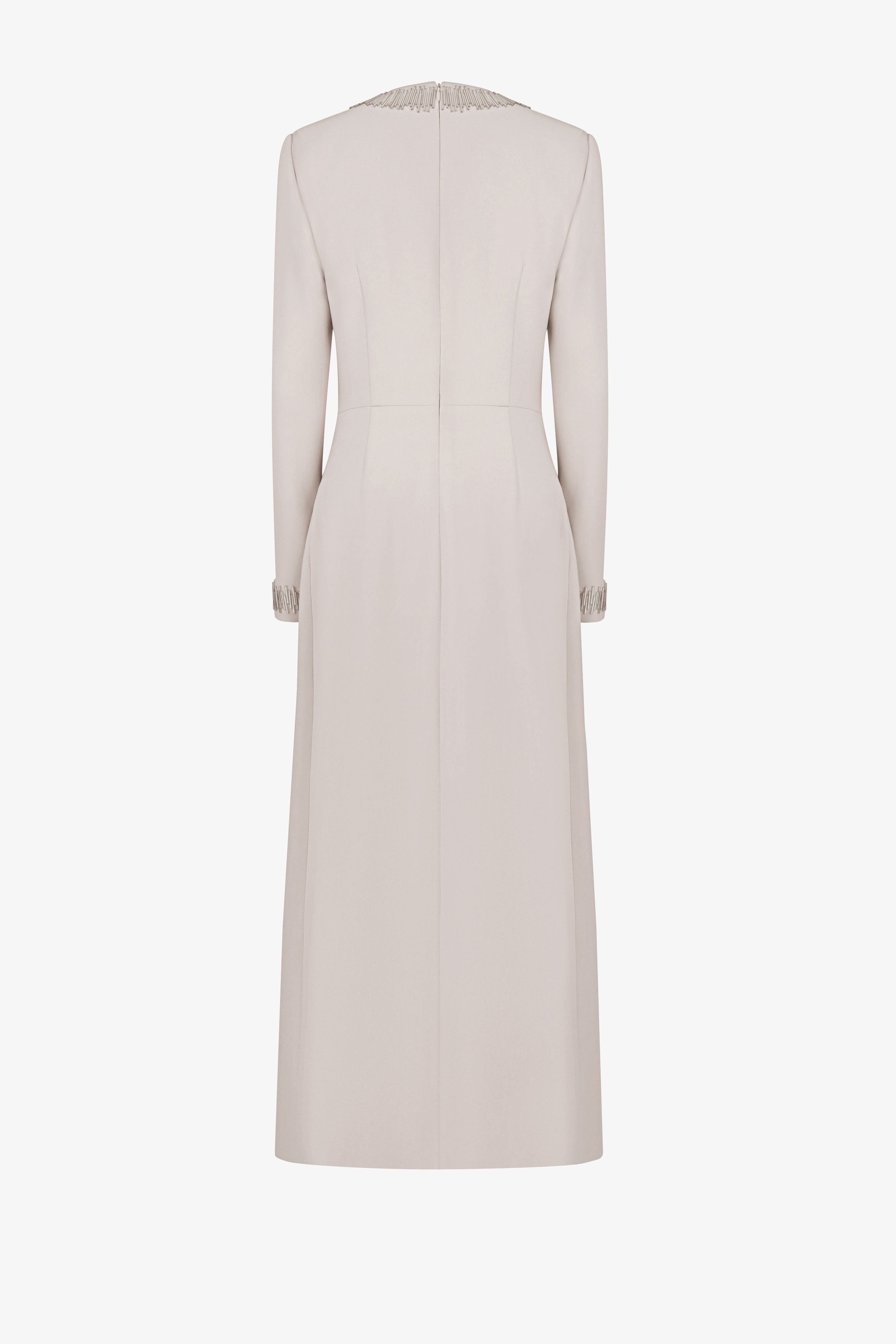 Round neck metal decorative dress