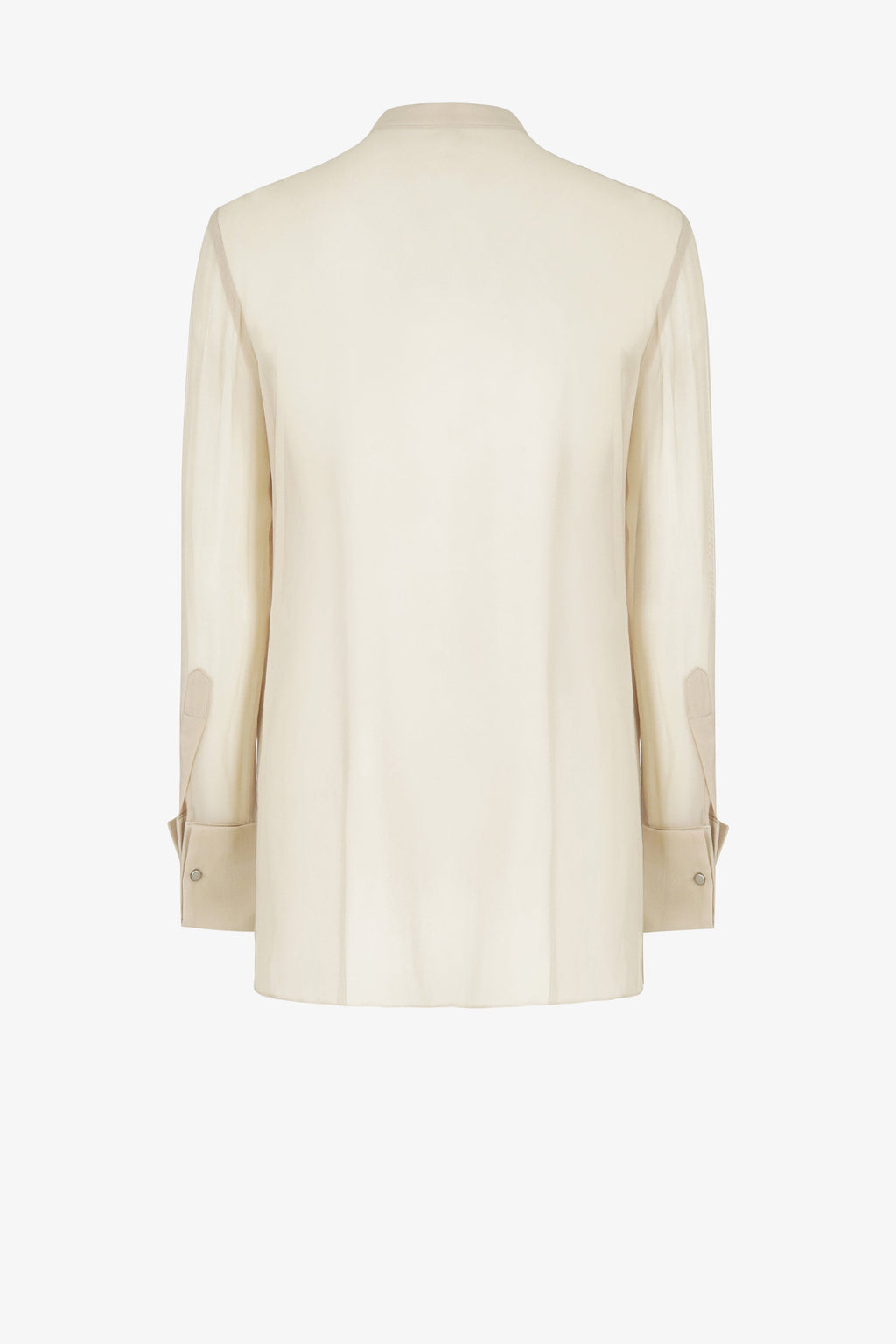 Winged collar shirt
