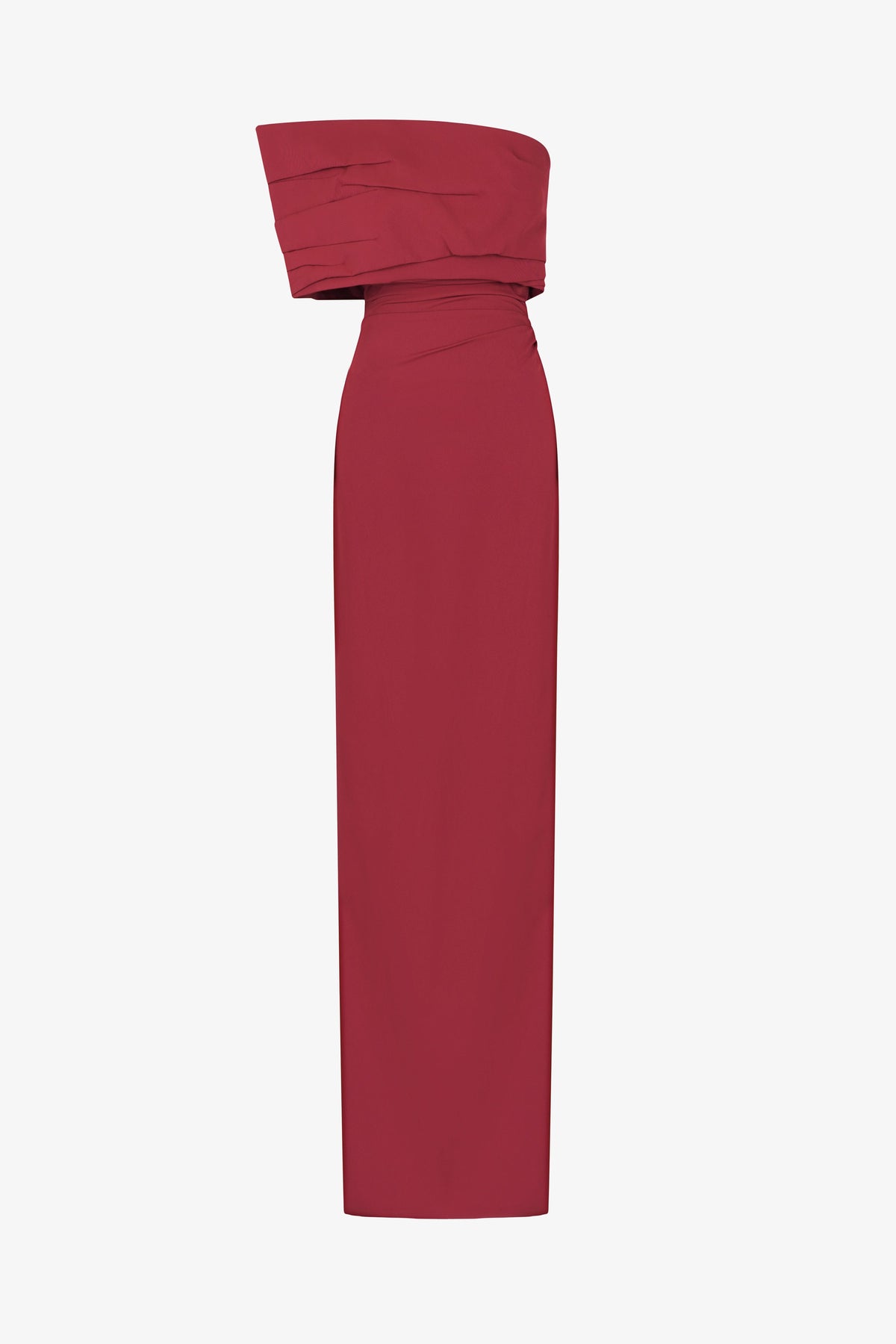 Asymmetric shoulders dress