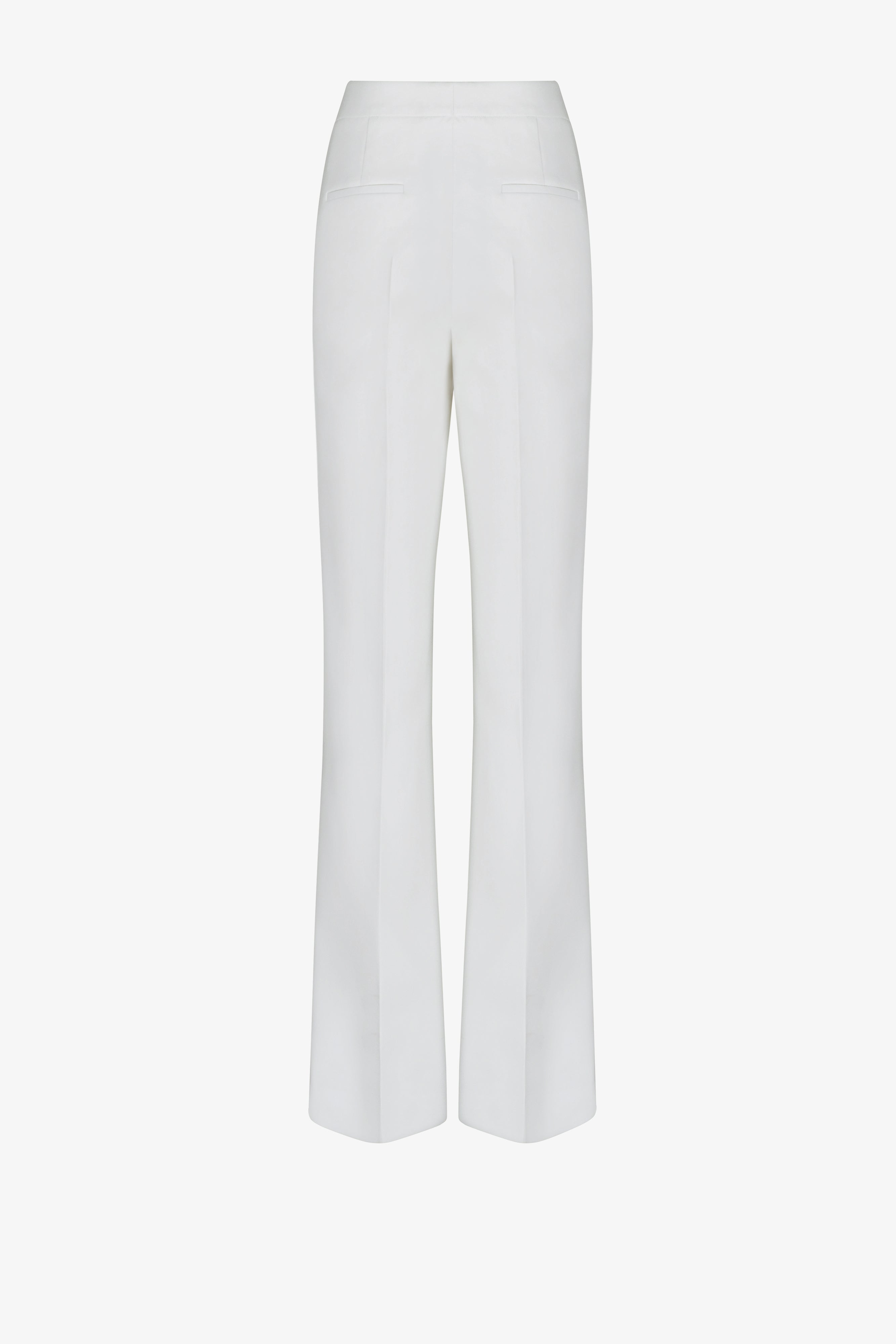 tapered straight leg trousers