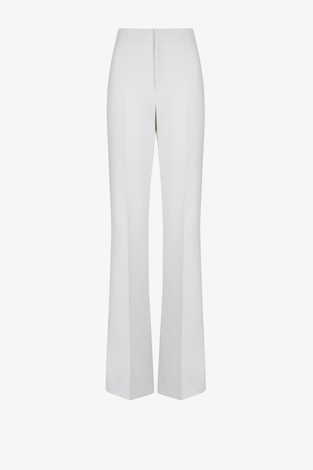 tapered straight leg trousers