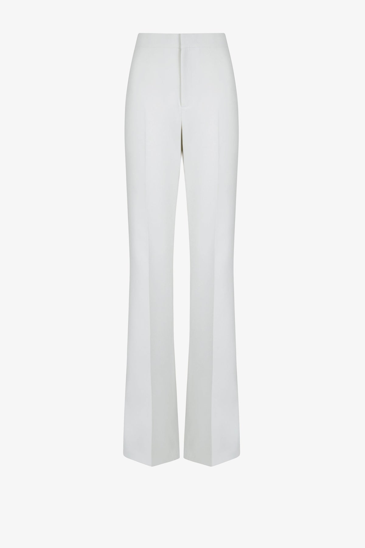 tapered straight leg trousers