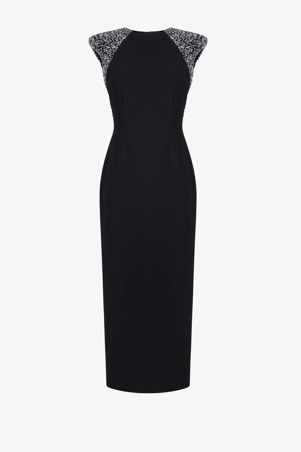 Shoulder connected crystal dress
