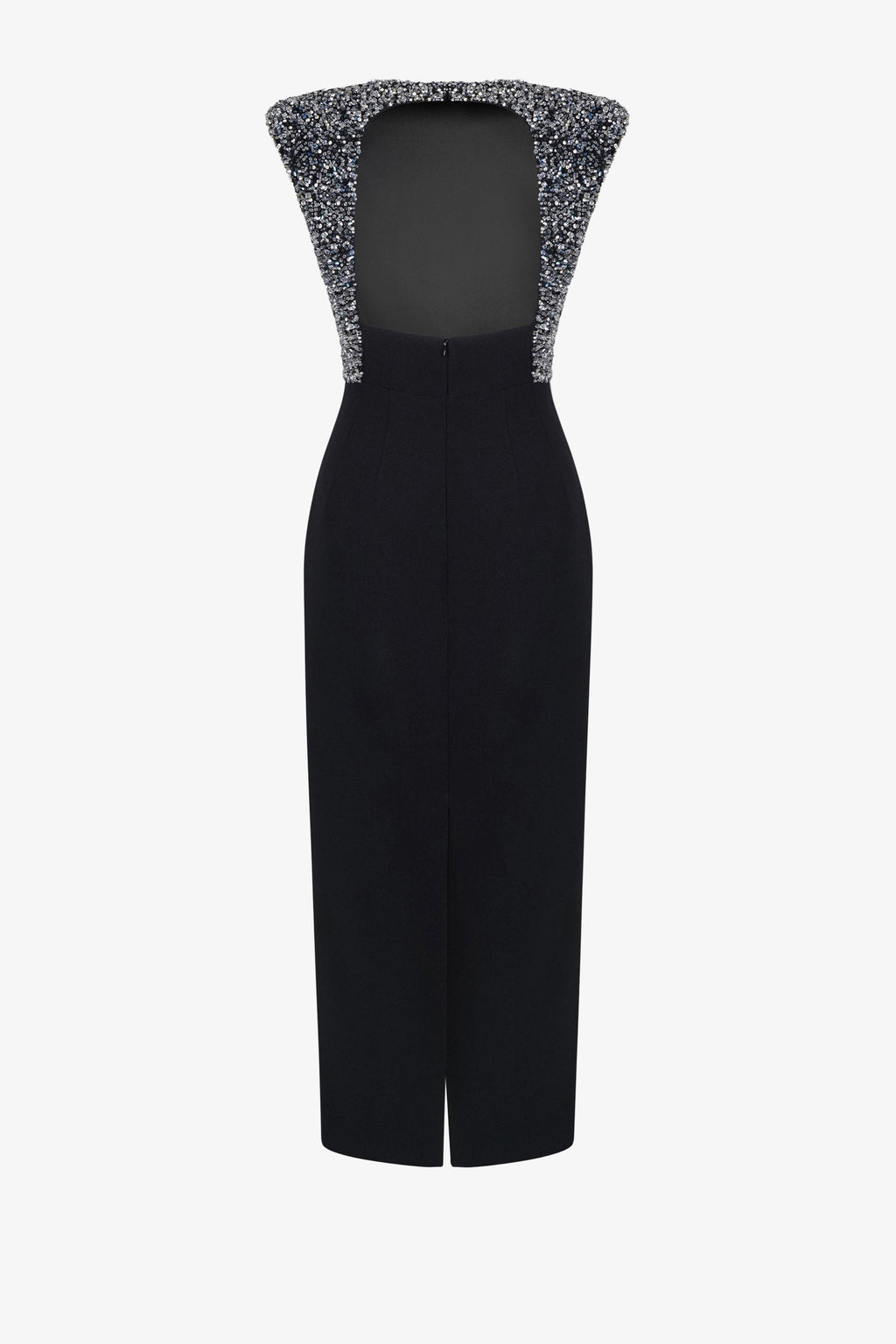 Shoulder connected crystal dress