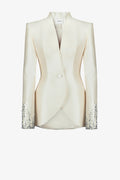 Horn shaped lapel Jacket