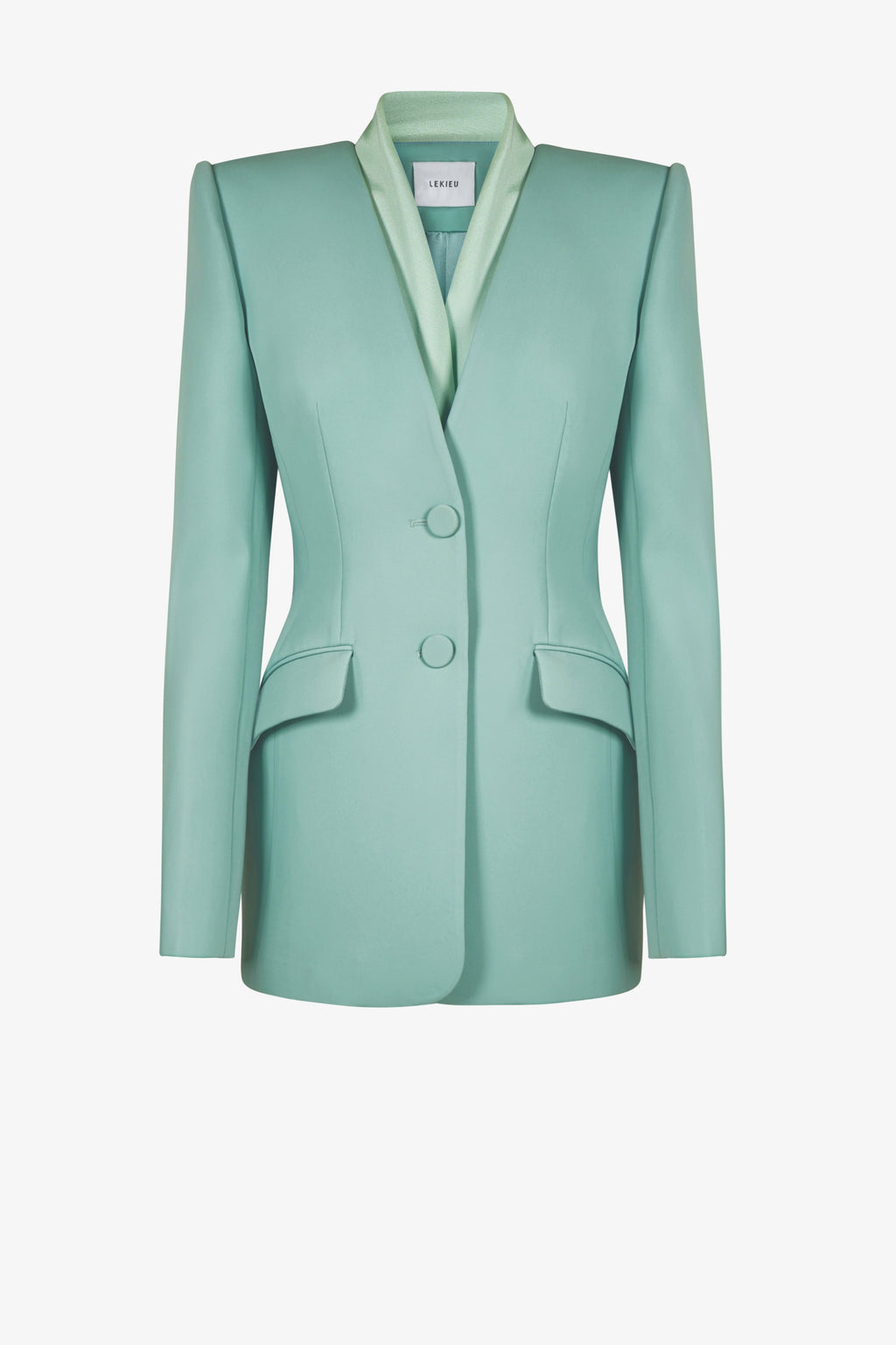 V-neck suit jacket
