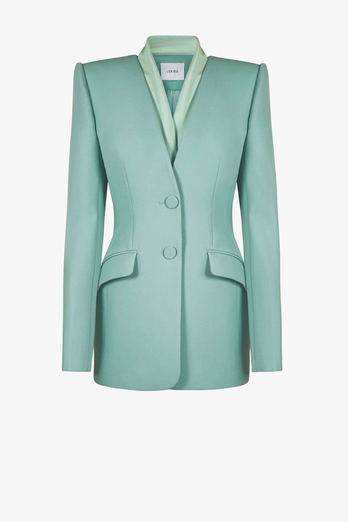 V-neck suit jacket