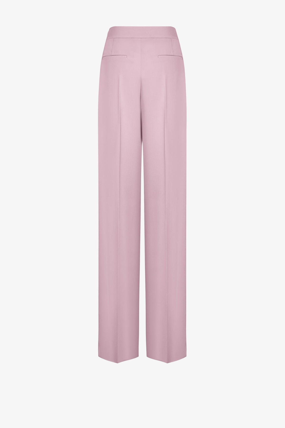 Straight tube crepe pants