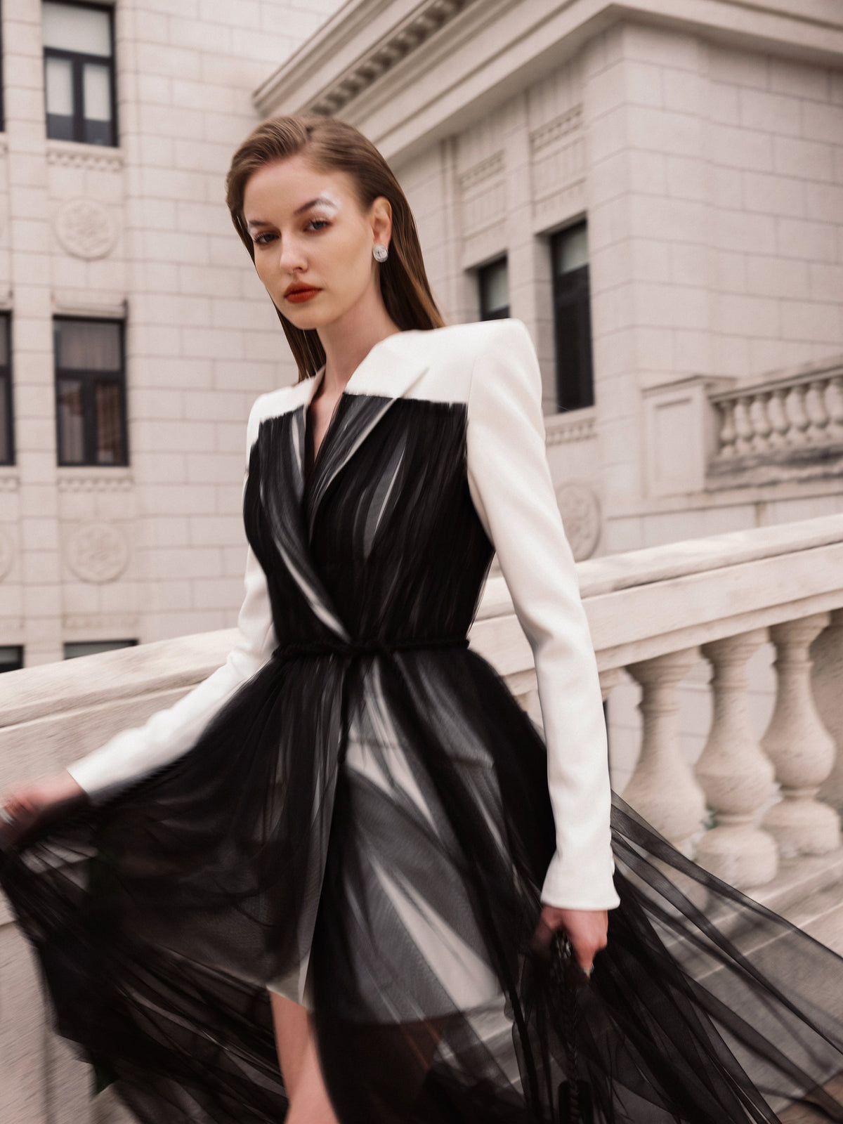 Mystique Tulle Vest Dress