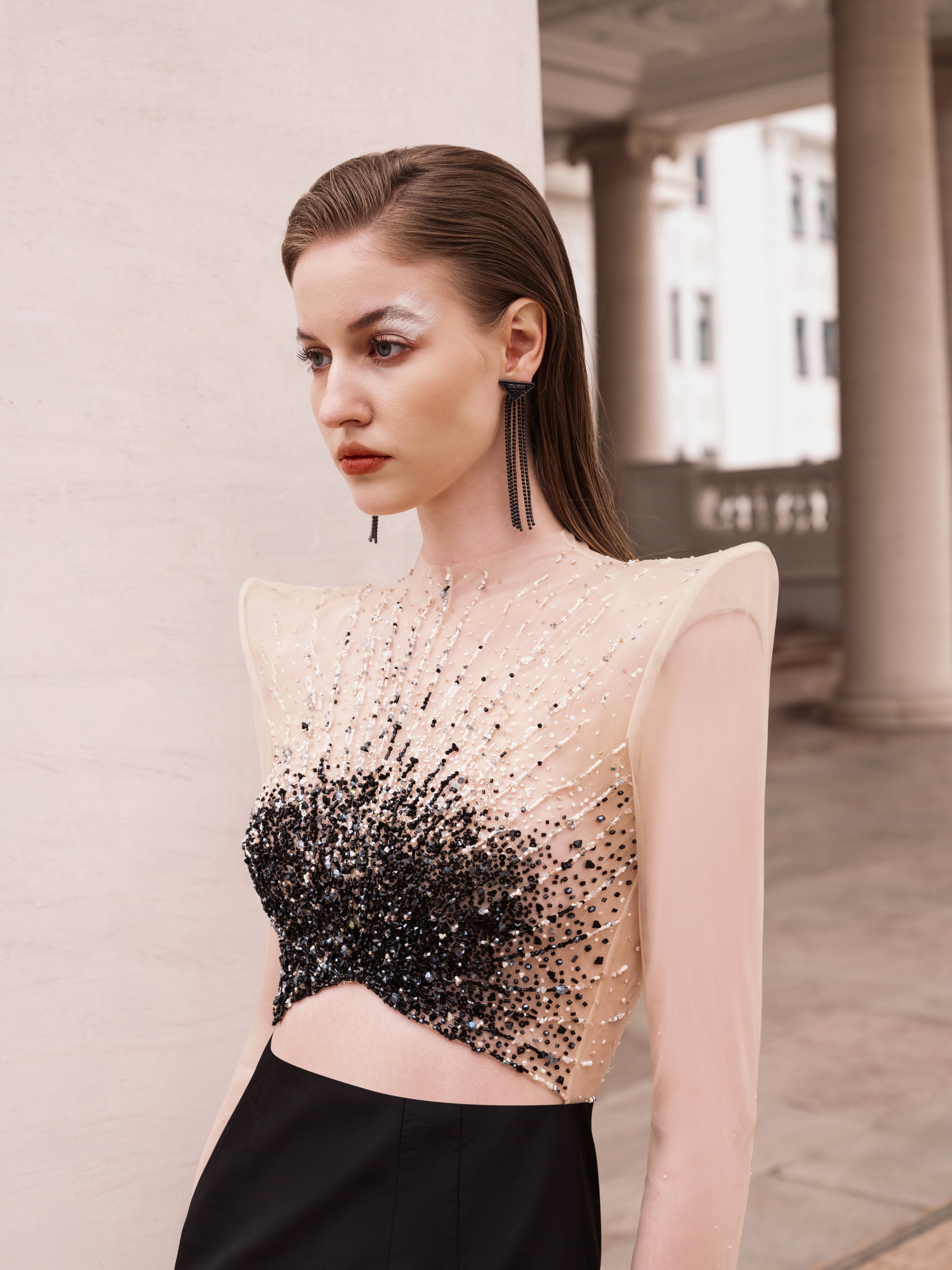 Nail shoulder dress