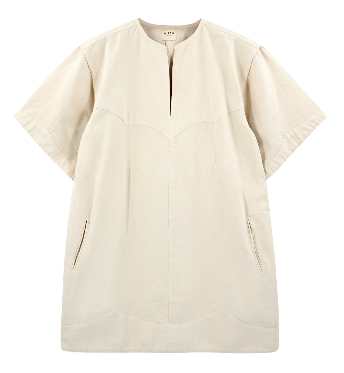 Dress in Cream Canvas