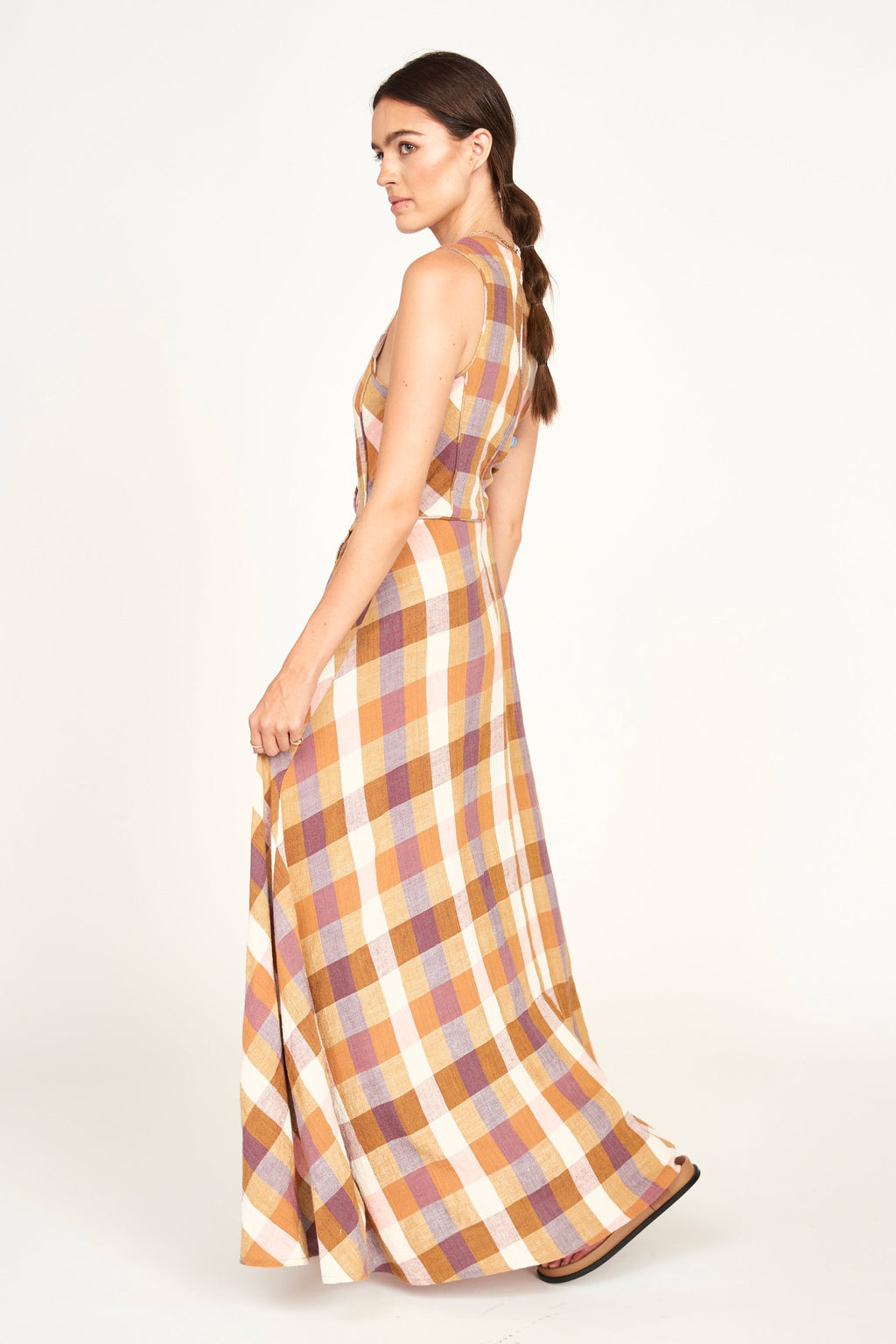 Dress in Desert Plaid