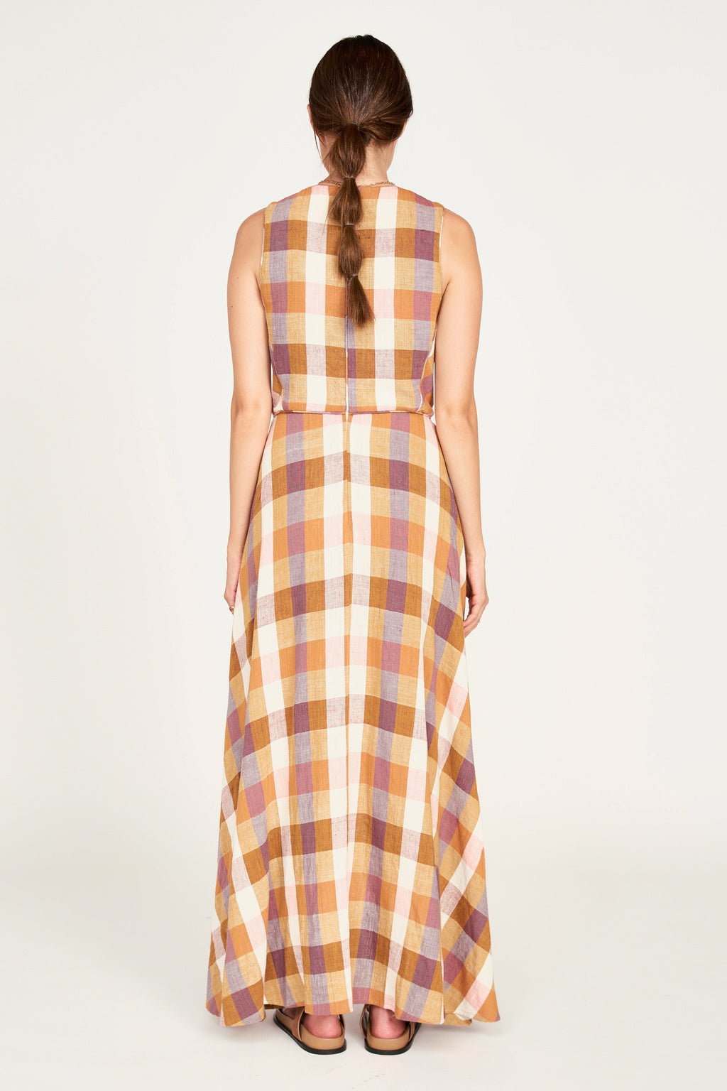 Dress in Desert Plaid