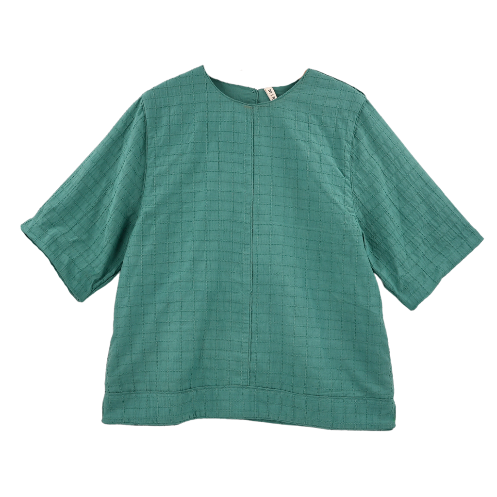 Top in Teal Stitch