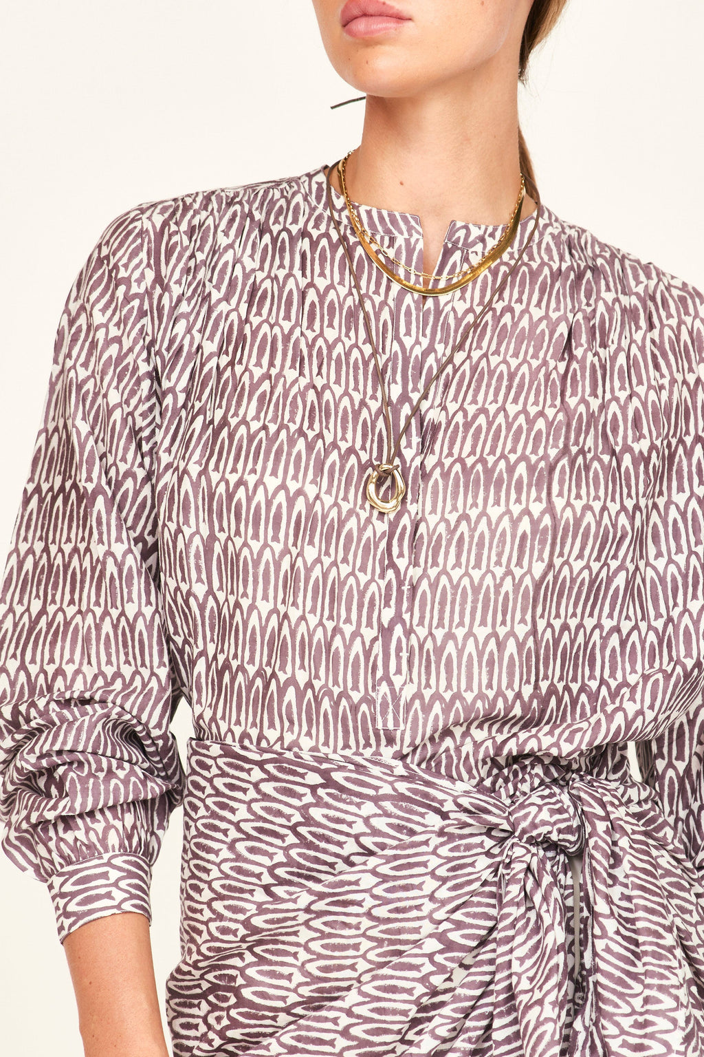 Light & airy long sleeved blouse