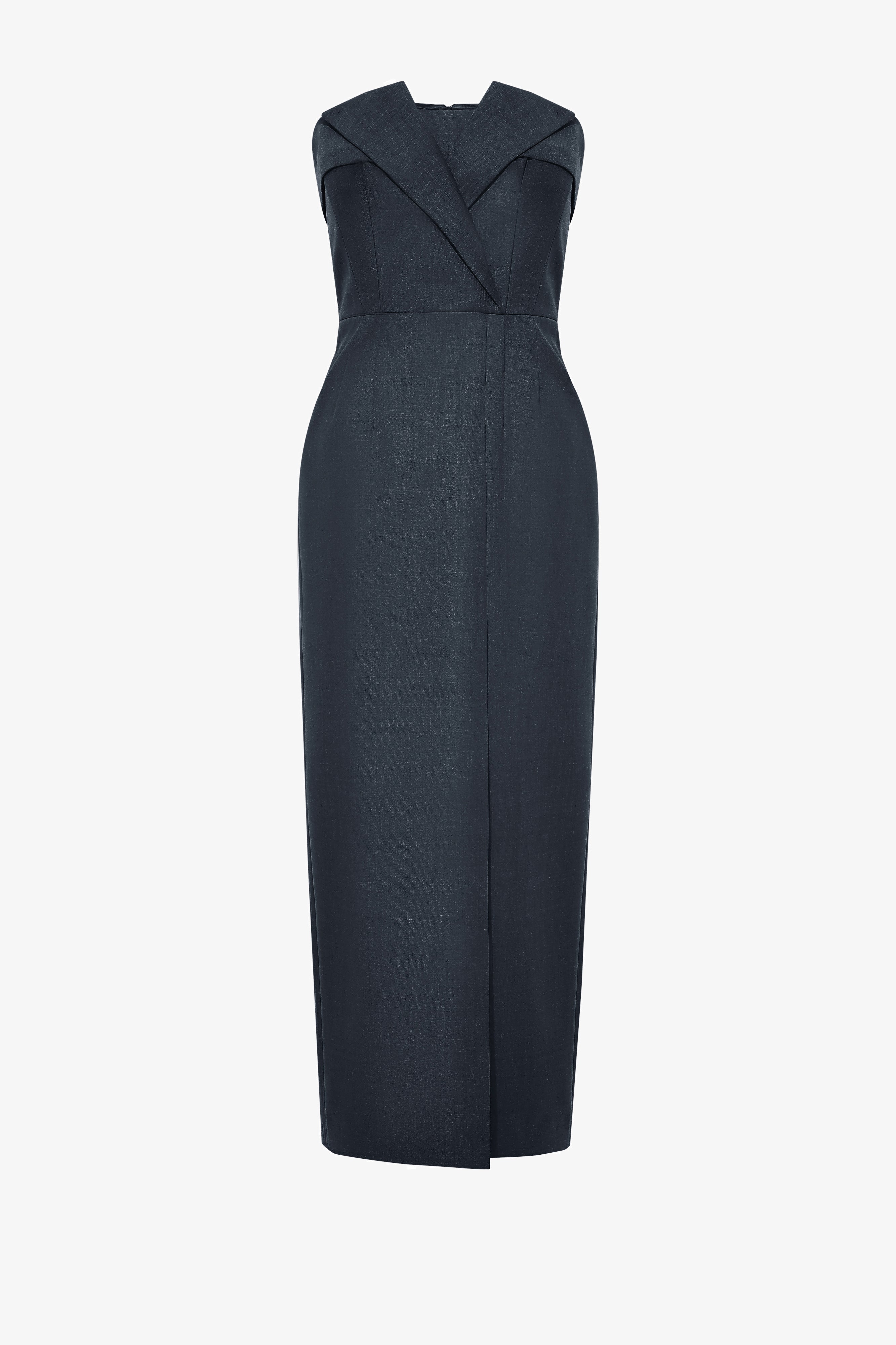 Calf-length dress