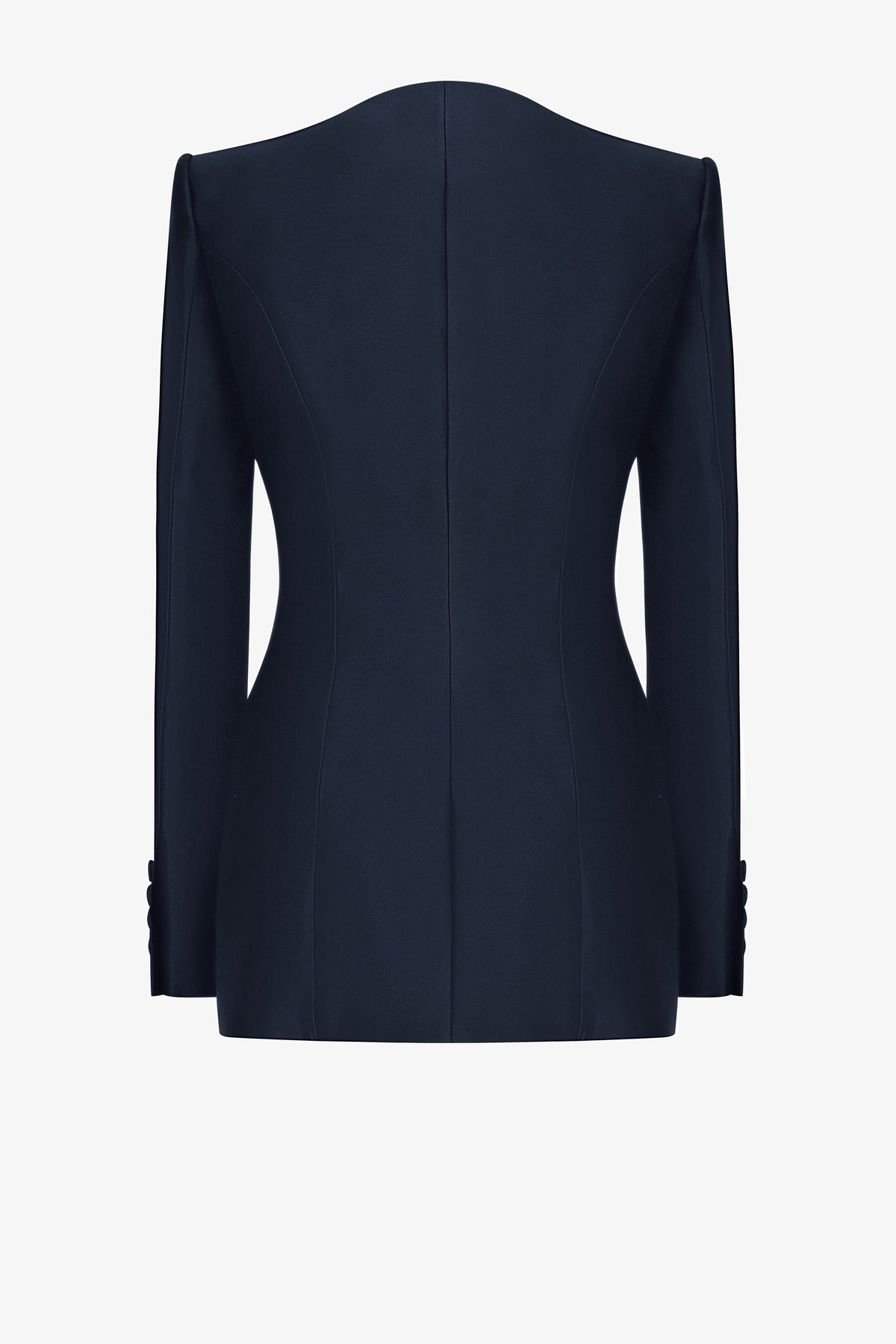 Collarless blazer Jacket