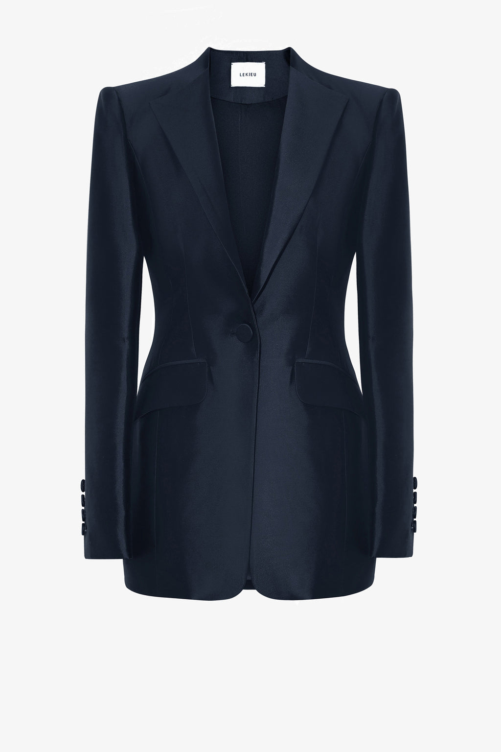 Collarless blazer Jacket