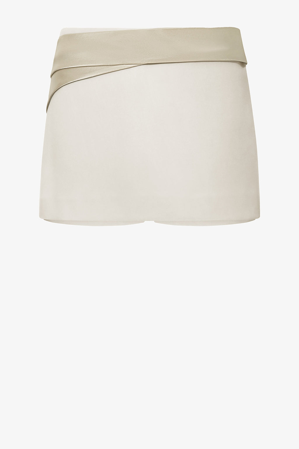 Low waist wrinkle mini skirt