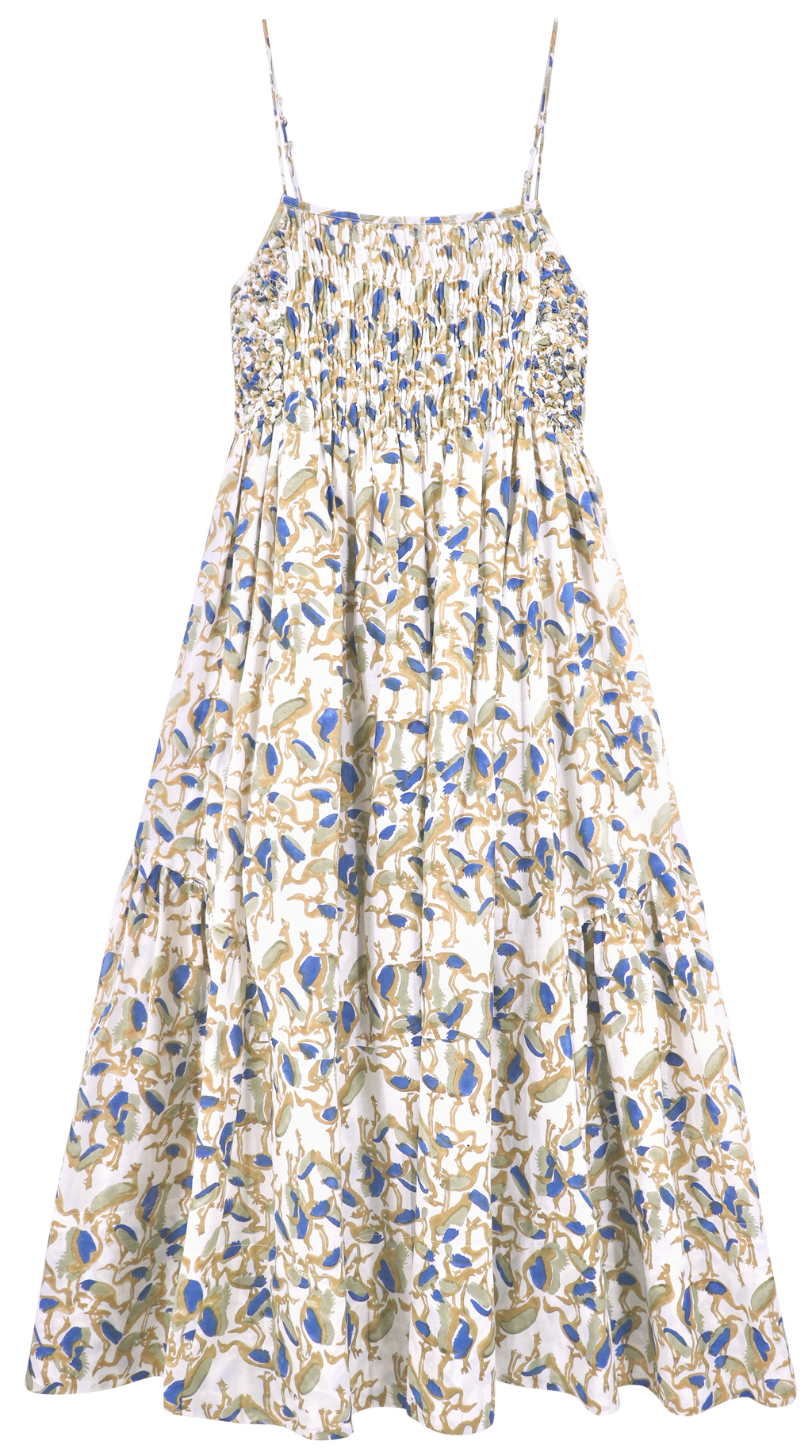 Midi length Dress in Songbird