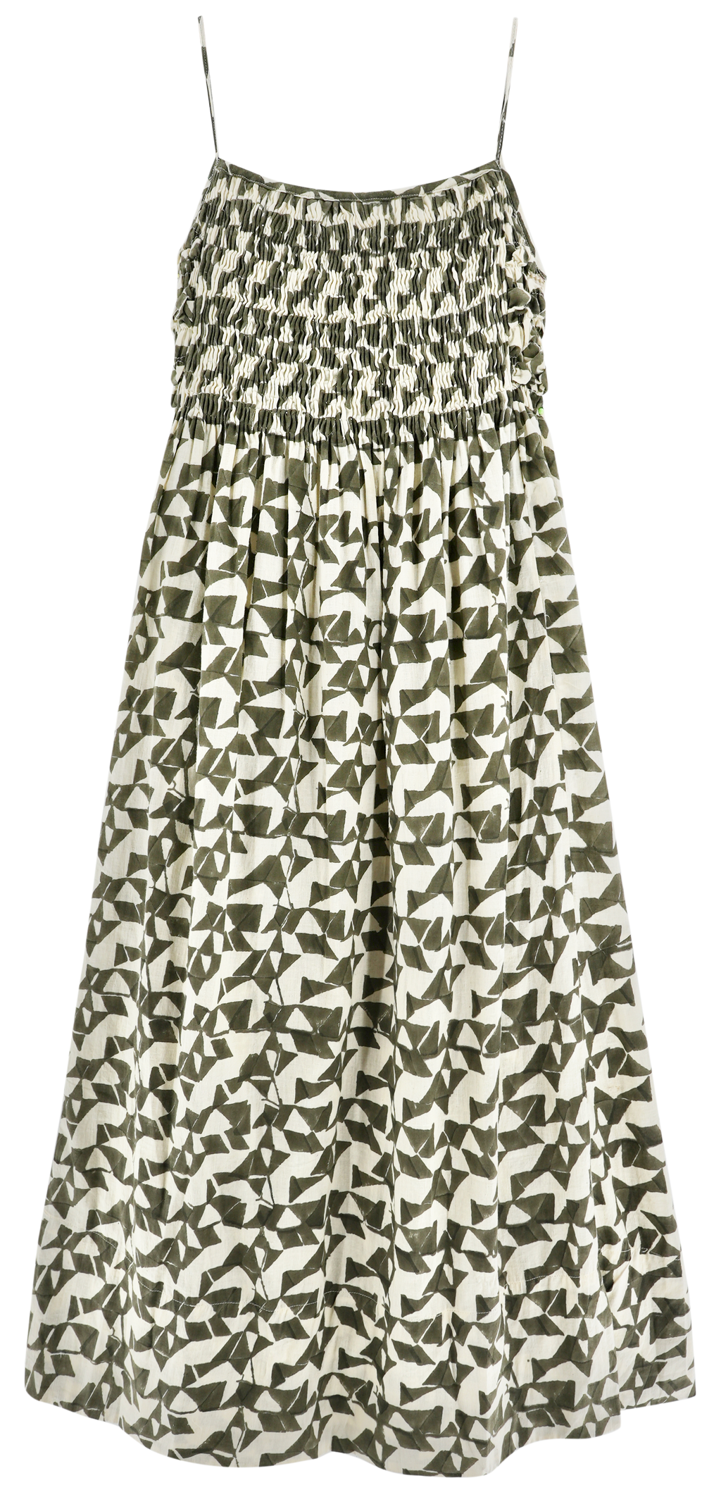 Cartridge pleat elastic bodice Dress