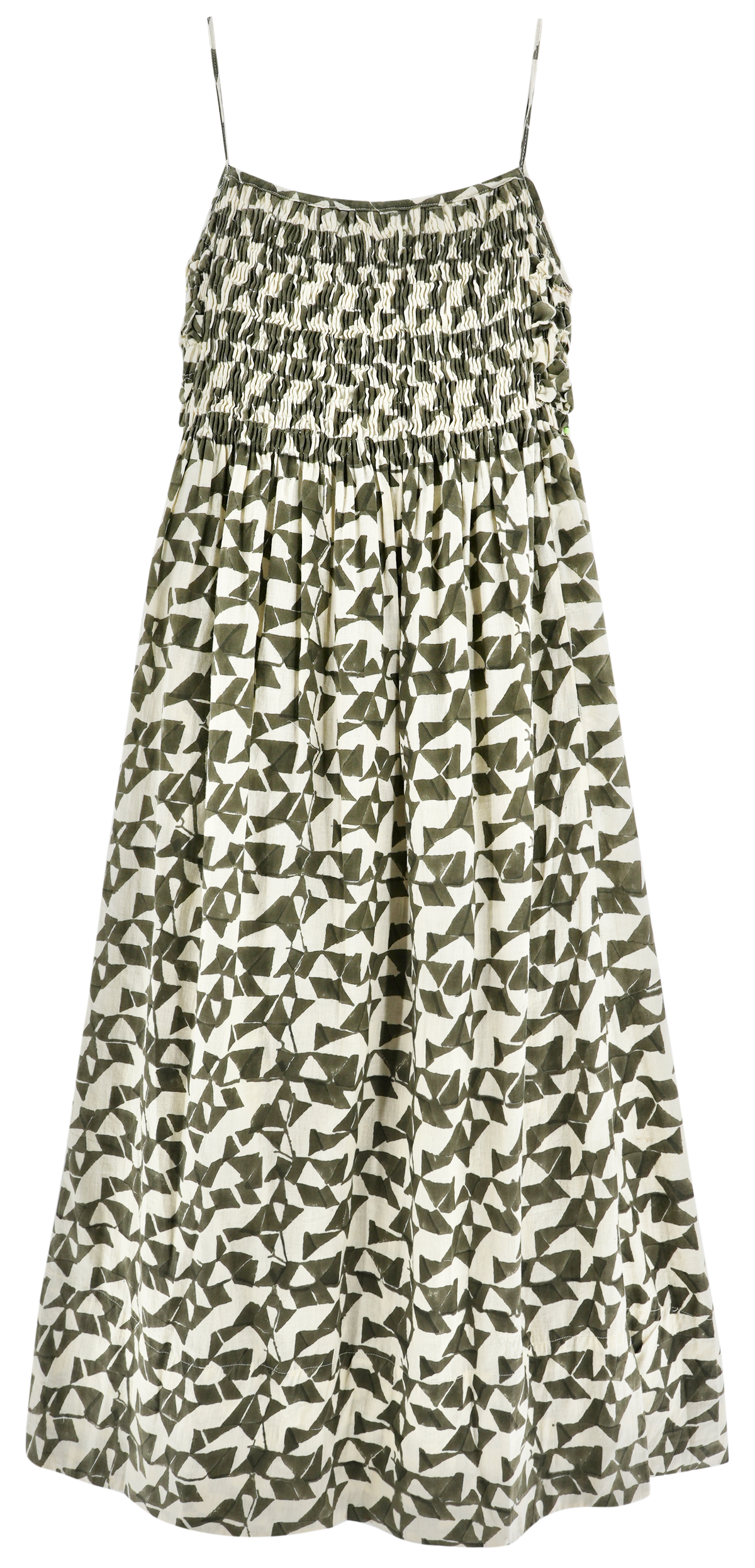 Cartridge pleat elastic bodice Dress