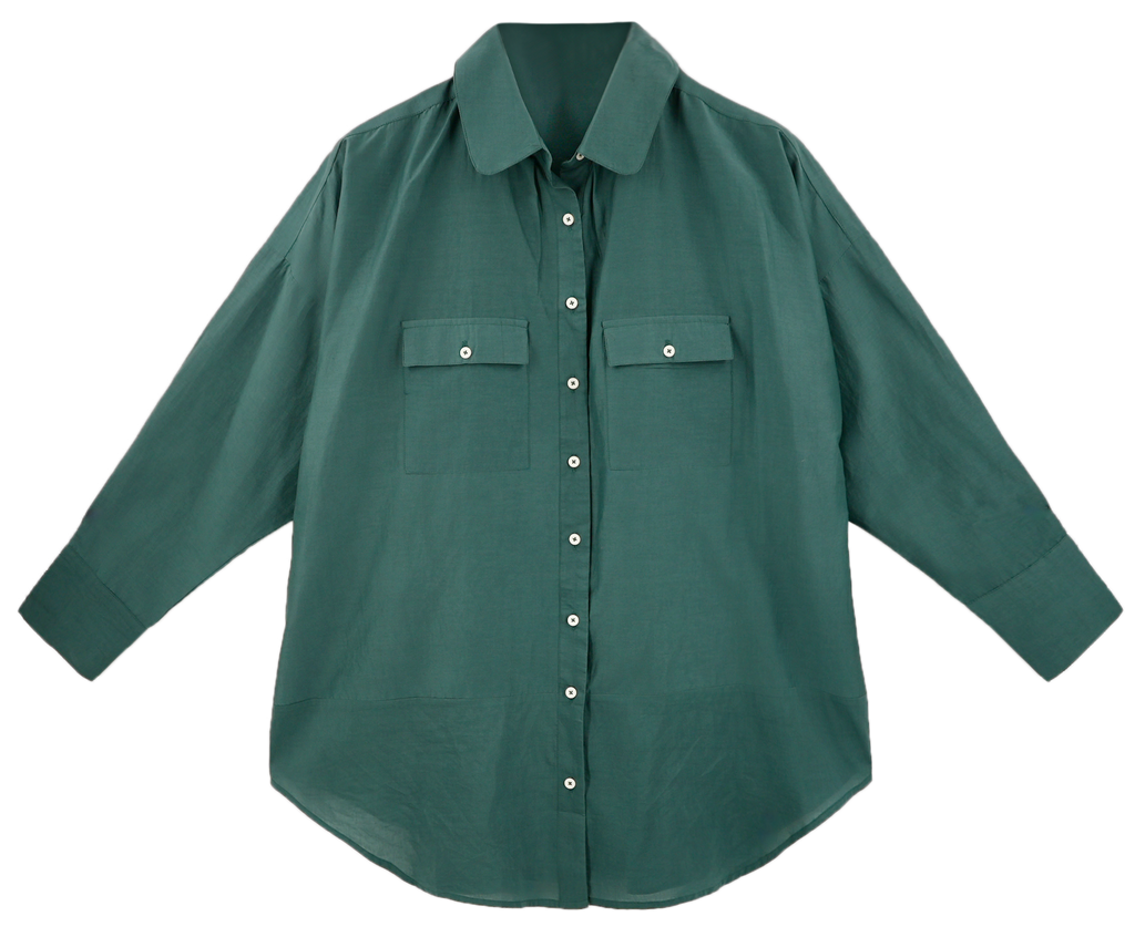 Oversized Blouse in Palm